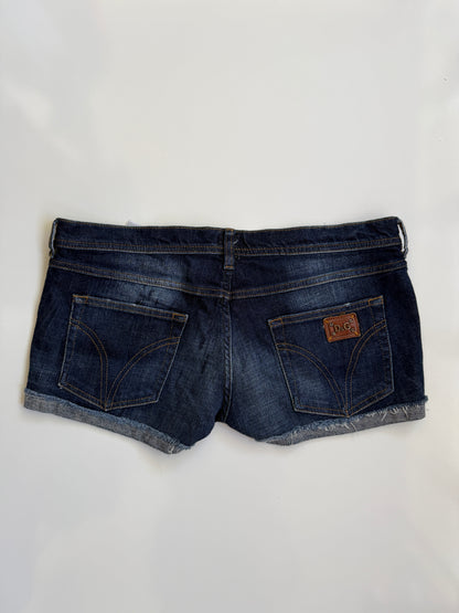 00s Dolce & Gabbana low-rise denim micro shorts • Size 12
