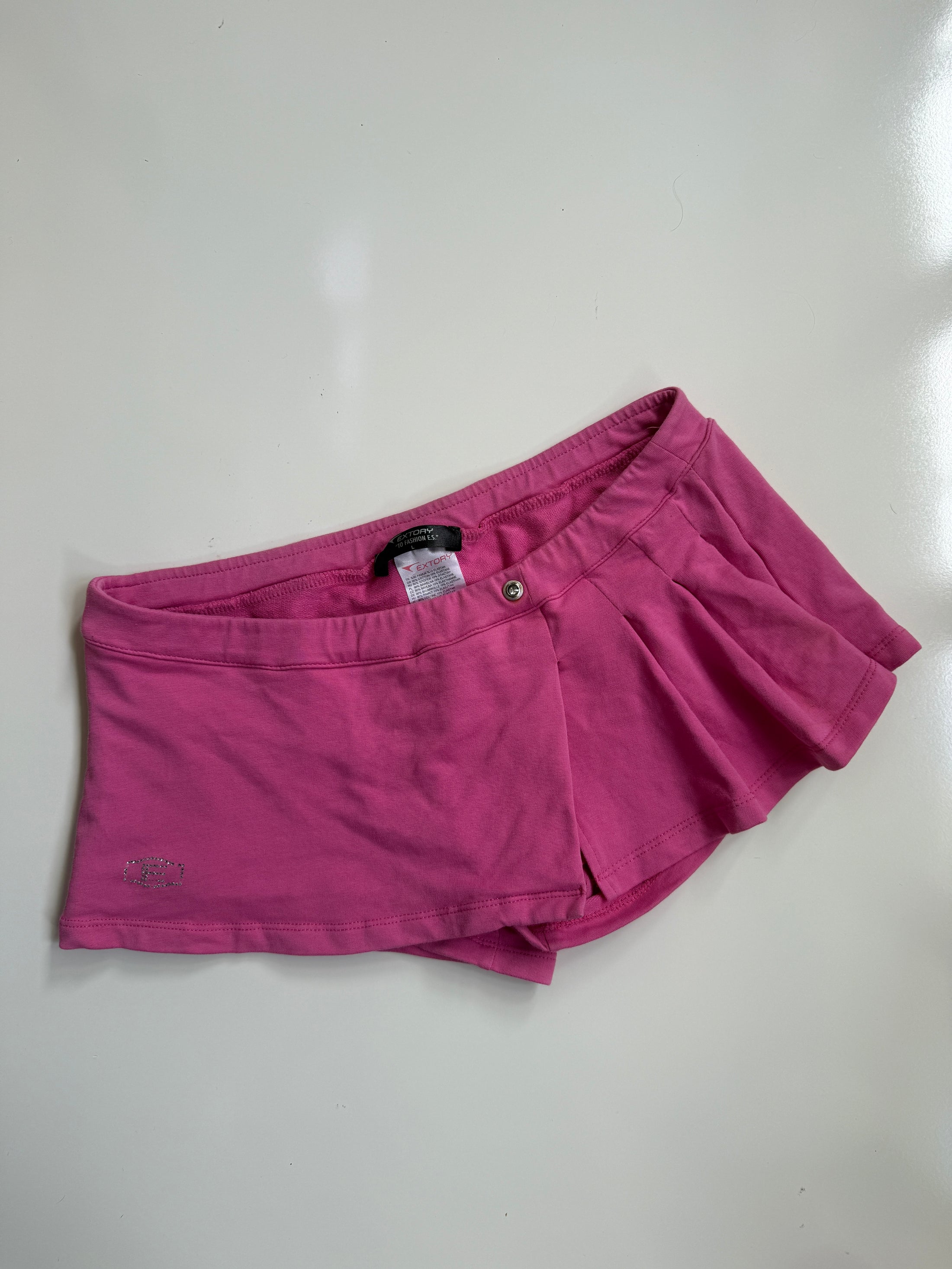 00's Extory Hot pink micro mini skort • Size S/M