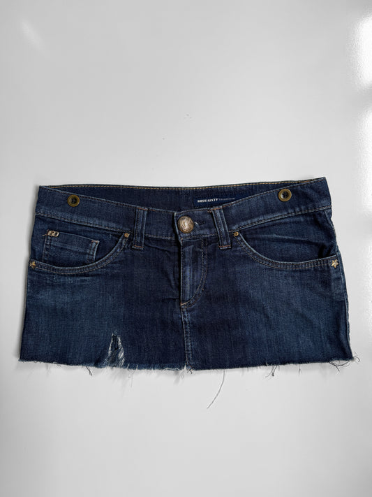 00's Miss Sixty denim micro mini • Size S