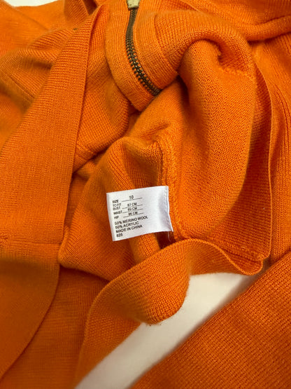 00's Wool blend zipper cardigan • Size S/M