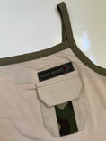 Load image into Gallery viewer, 00's Beige military tank w pocket • Size S
