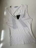 Load image into Gallery viewer, 00's Dolce & Gabbana cotton tank w lace detail • Size M/L
