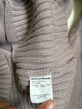 Load image into Gallery viewer, 00's DKNY cotton knit zip hoodie w logo print • Size L
