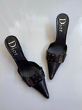 Load image into Gallery viewer, *Rare* 00's Dior by Galliano Colombus buckle mules • Size EU 39.5

