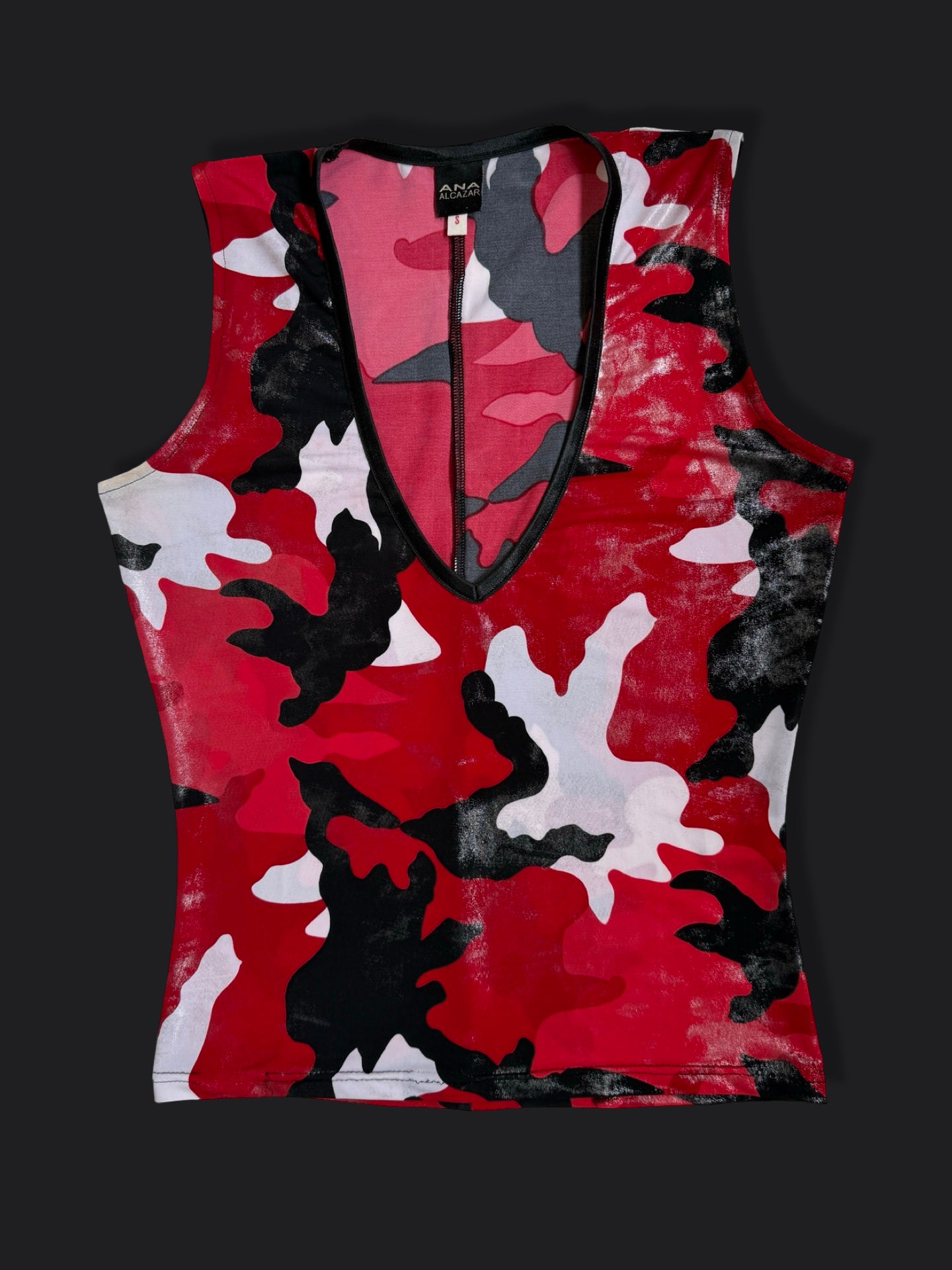 00's shimmery camo tank  • Size S