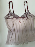 Load image into Gallery viewer, 00's Mesh embroidered cami • Size XL
