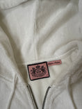 Load image into Gallery viewer, 00's Juicy Couture terrycloth white tracksuit w crochet detail • Size XS-S
