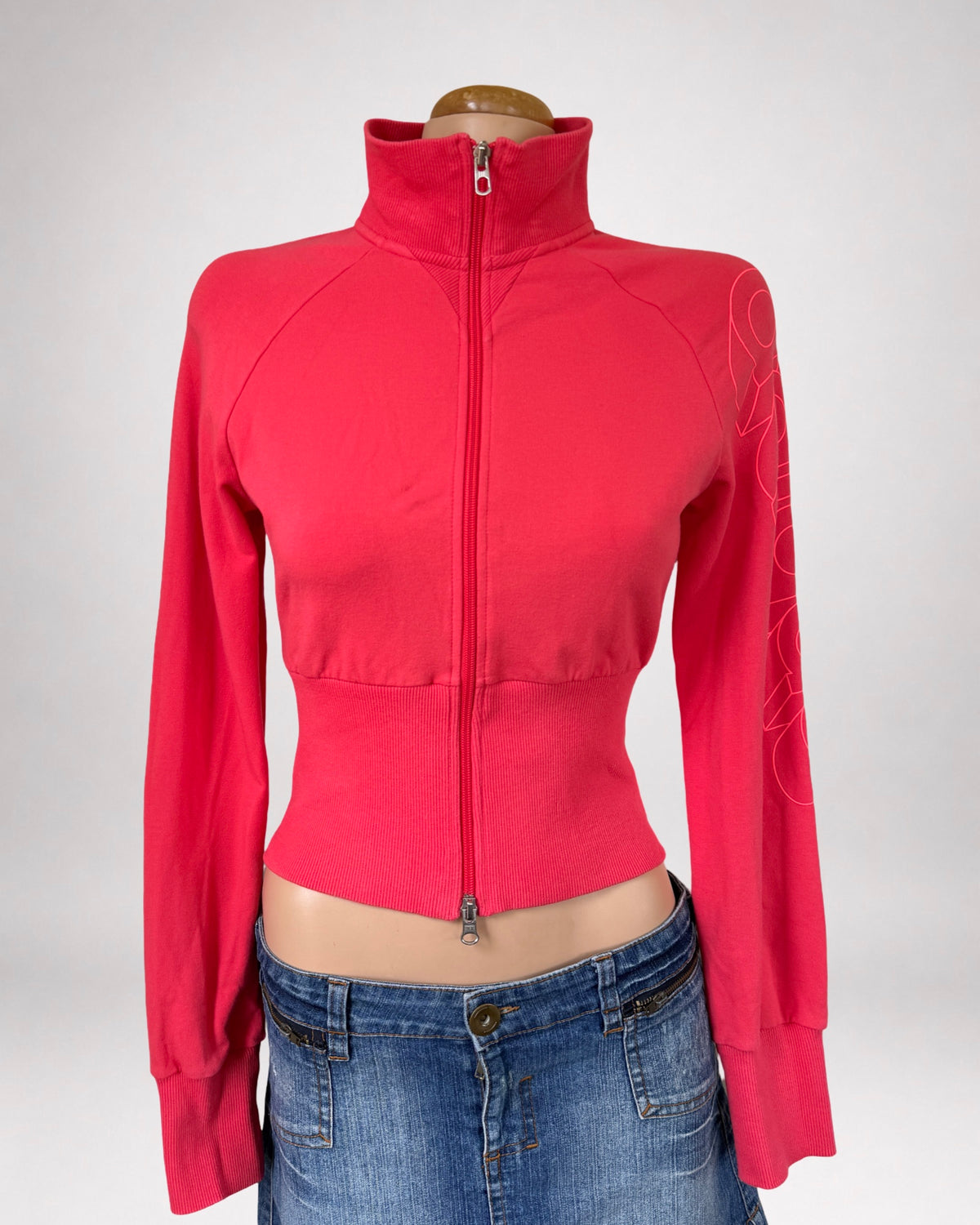 00s Adidas coral zip up • Size S