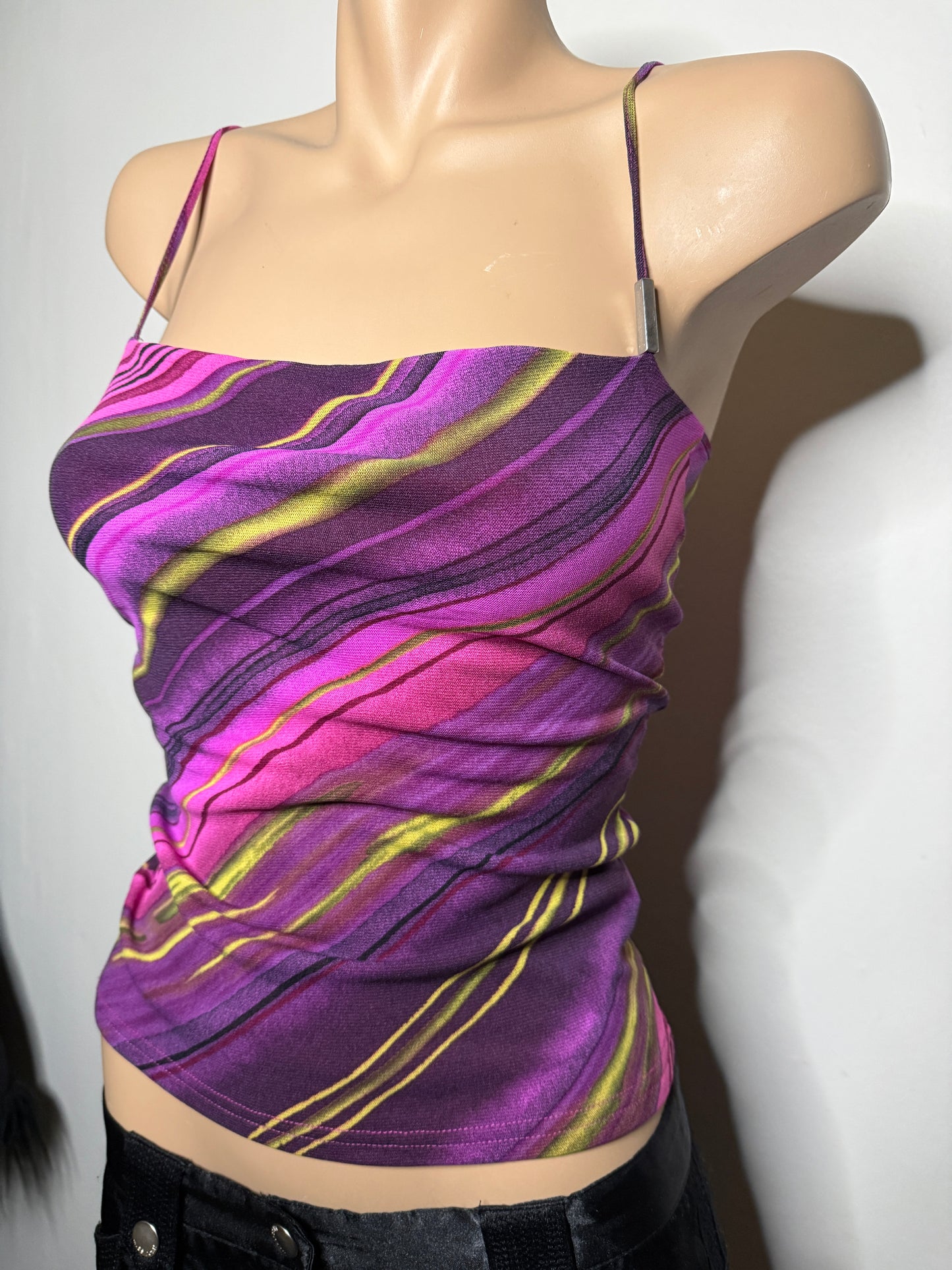 French 00's Morgan mesh lined cami • Size S