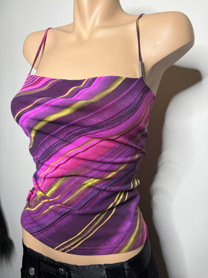 French 00's Morgan mesh lined cami • Size S