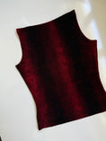 Load image into Gallery viewer, 00's red black gradient shimmer top • Size M
