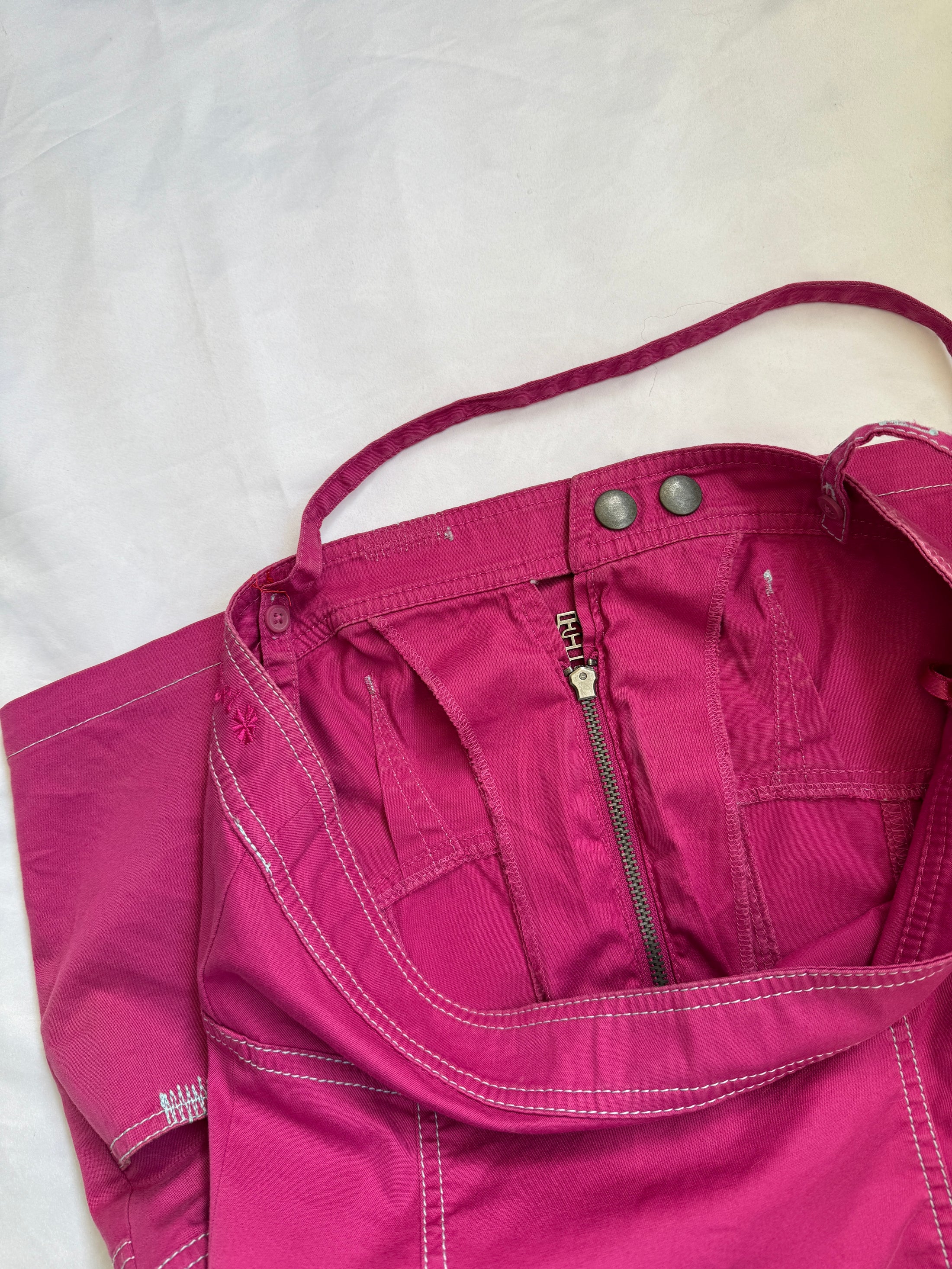 Rare 00's Diesel Pink halter mini dress