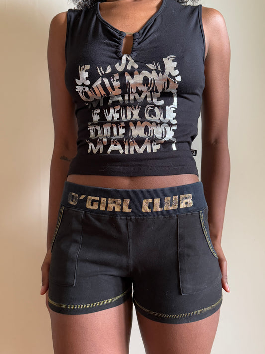 00's O'Girl Club micro shorts  • Size S