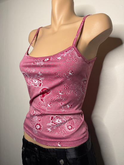 00's Paisley cami top • Size M