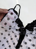 Load image into Gallery viewer, 00's Polka dot mesh cami • Size XS
