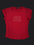 Load image into Gallery viewer, 00's DKNY cotton diamante baby tee • Size S
