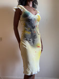Load image into Gallery viewer, 00's Replay silk embellished midi w lace detail• Size S
