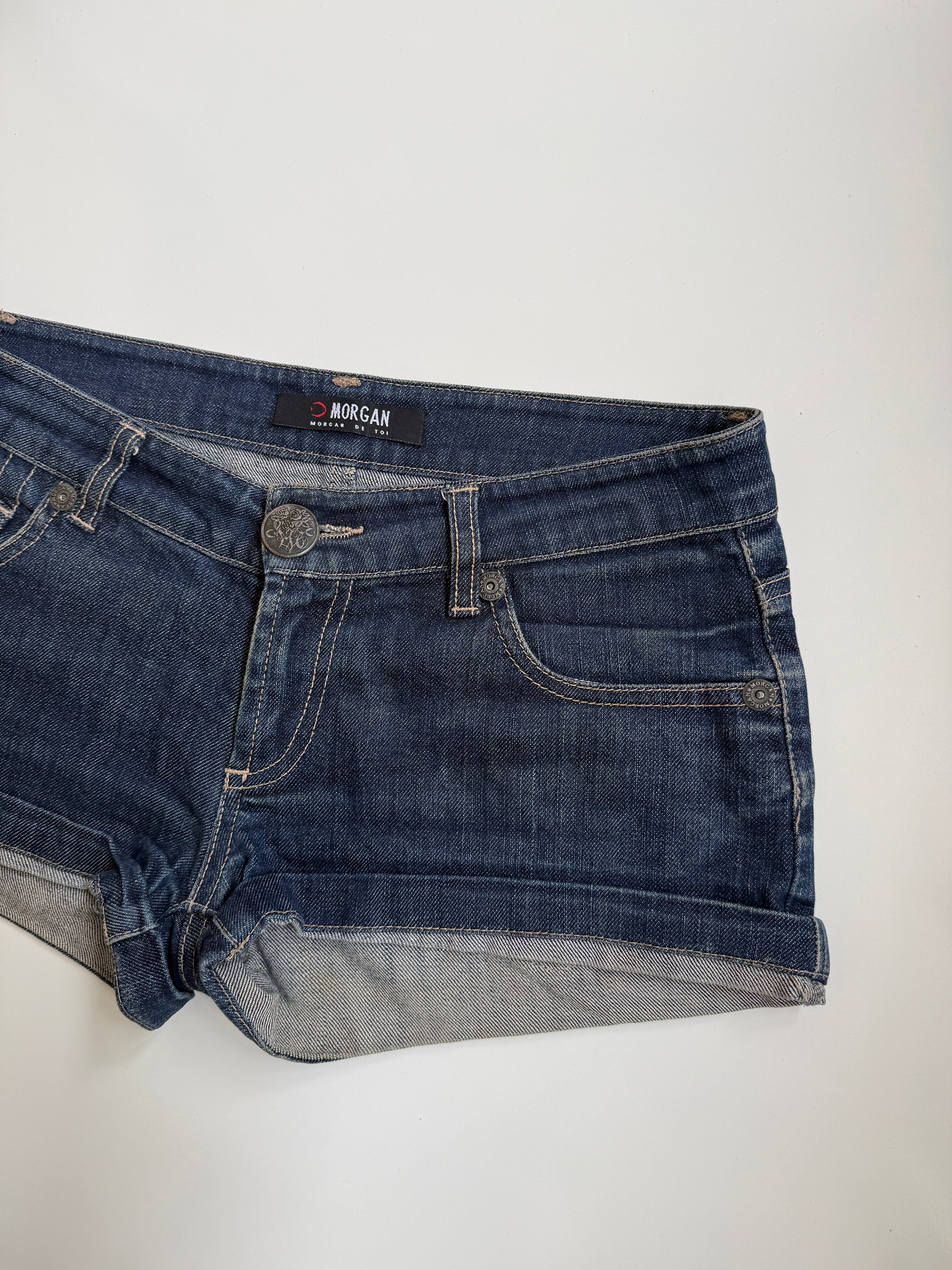 00's Morgan De Toi denim micro shorts • Size 6/8