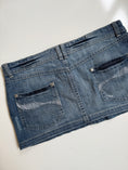 Load image into Gallery viewer, 00's Zara denim micro mini • Size 12
