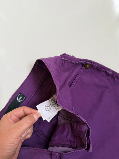 00's Cavalli distress detail mini skirt • Size 8/10
