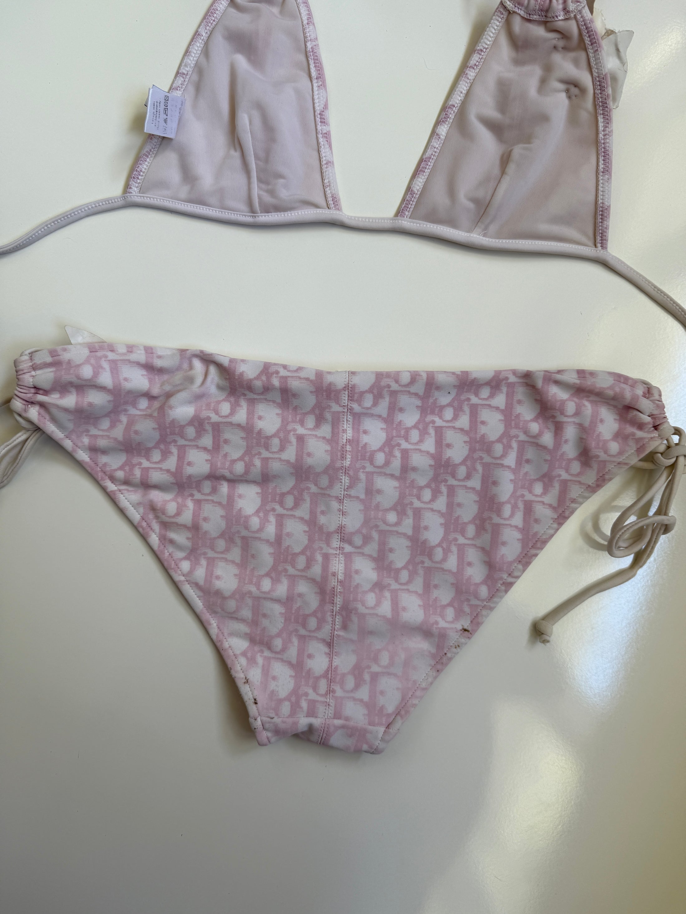 RARE 00's Dior diorissimo pink bikini • Size 6/8