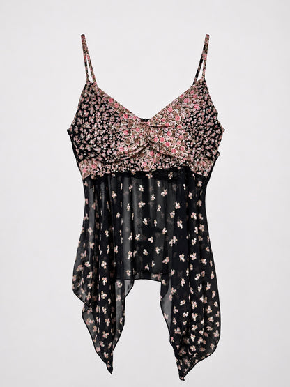 USA 00's sheer fairy cami w lace detail • Size S