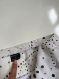 Load image into Gallery viewer, NZ-Made 00's Glassons sheer polka dot asym tube top • Size M
