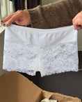 Load image into Gallery viewer, 00's lace boy shorts • Size XS/S
