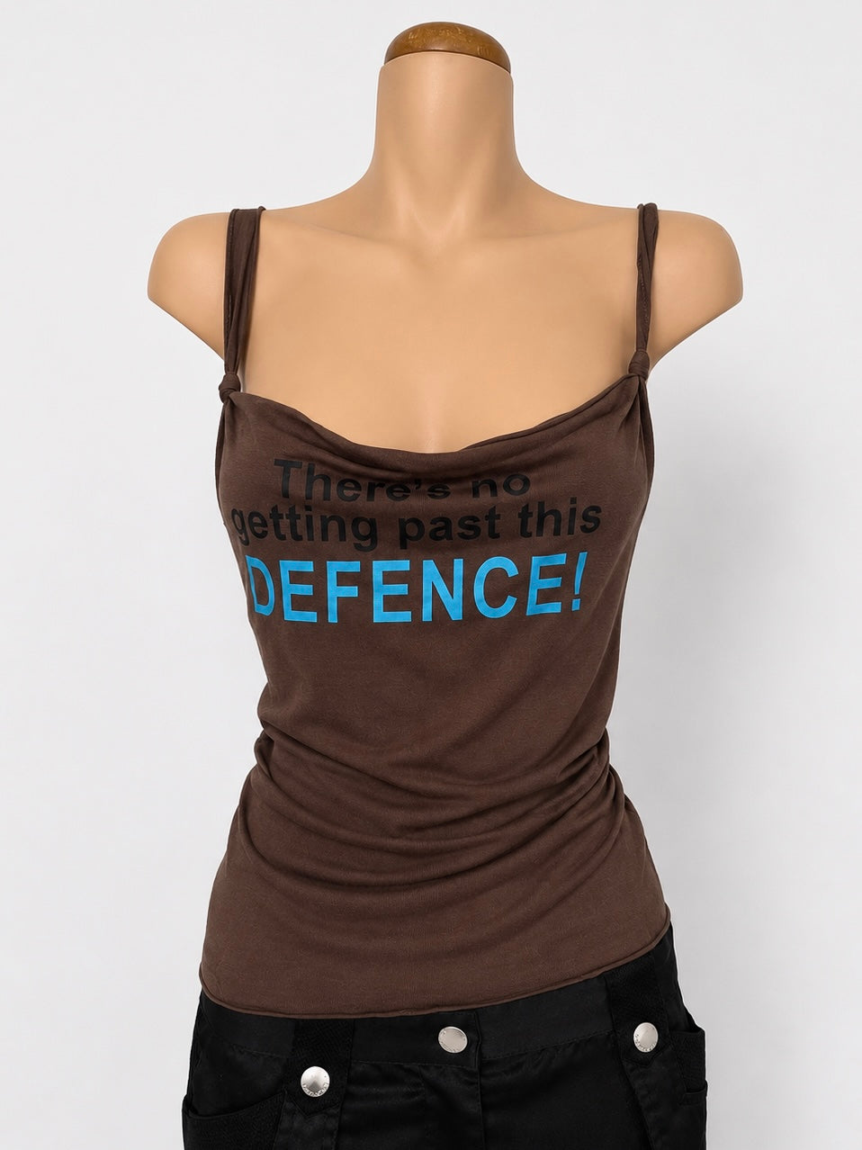 00's Lolita "there's no getting past this defence" tank • Size L
