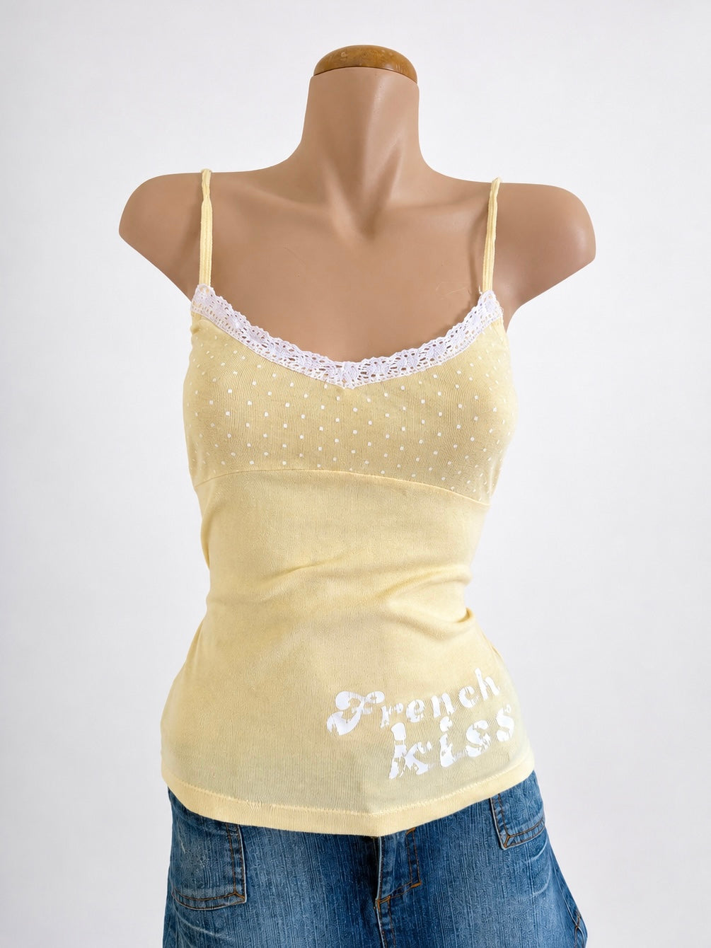 00's French Kiss butter yellow cami• Size M