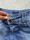 Load image into Gallery viewer, 00's Denim distressed micro mini • Size 8

