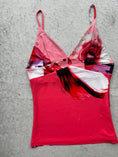 Load image into Gallery viewer, 00's Cavalli pink pattern cami • Size L
