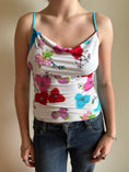 Load image into Gallery viewer, French 00's Mesh fruit floral cami • Size S
