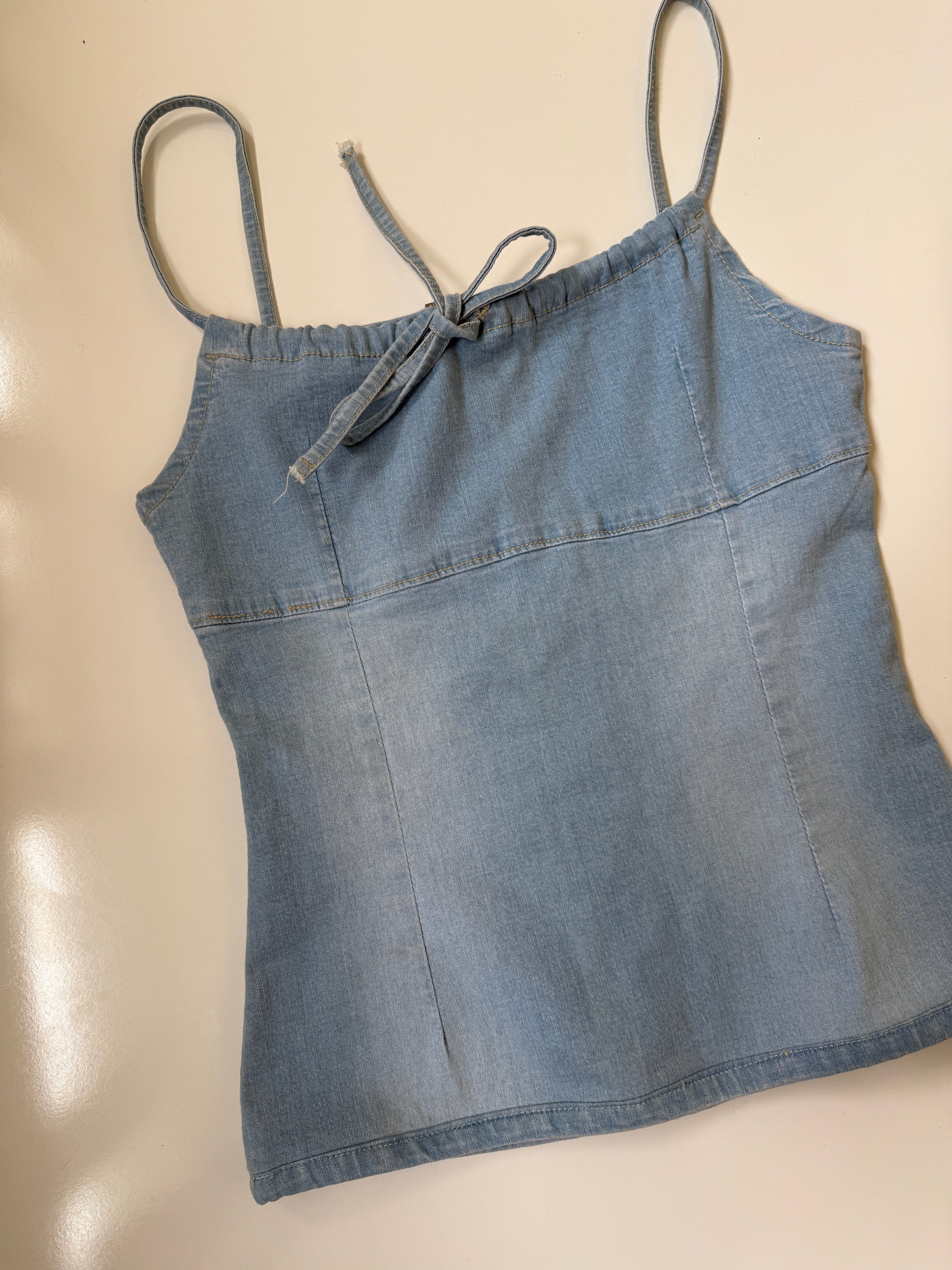 00's Denim adjustable cami • Size S