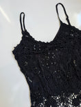 Load image into Gallery viewer, 00's Crocheted lined sequin top • Size M
