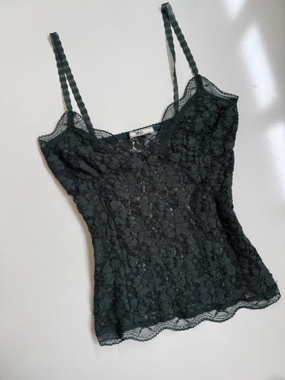 00's Mango forest green cami • Size S
