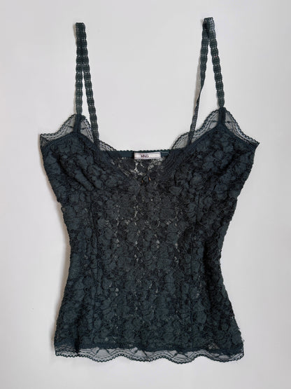 00's Mango forest green cami • Size S