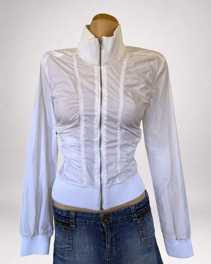 00s Morgan De toi nylon ruched jacket • Size S