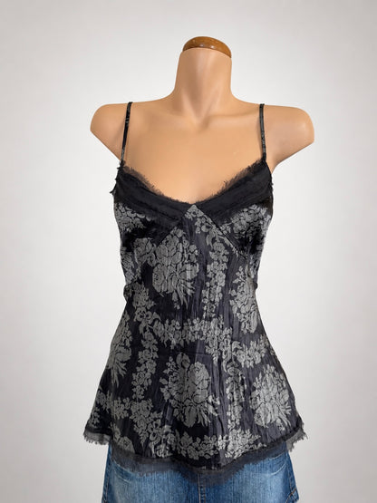 00's Silk pattern cami • Size M