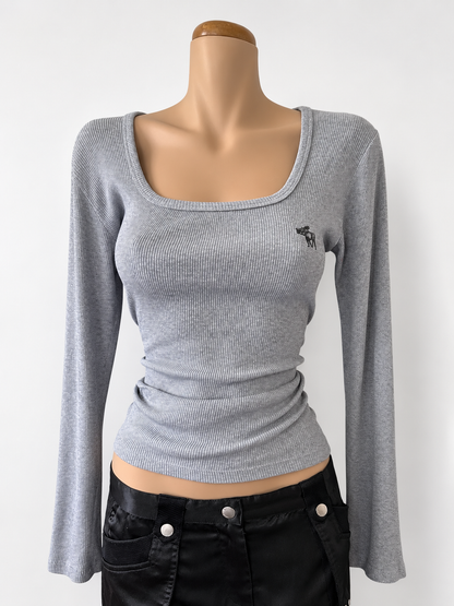 00's Abercrombie & Fitch ribbed long sleeve