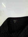 Load image into Gallery viewer, 00's Pinstripe low-rise buckle maxi • Size 10
