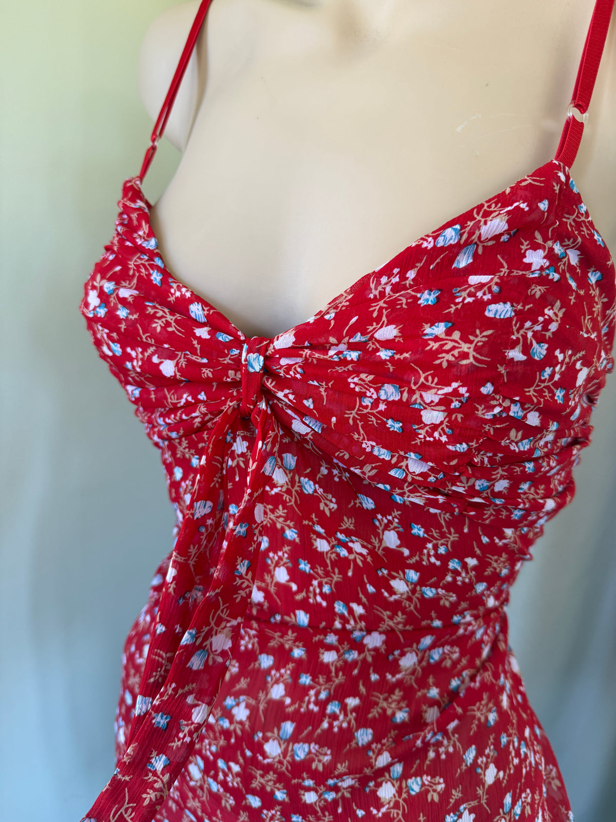 00's Floral sheer cami • Size S/M