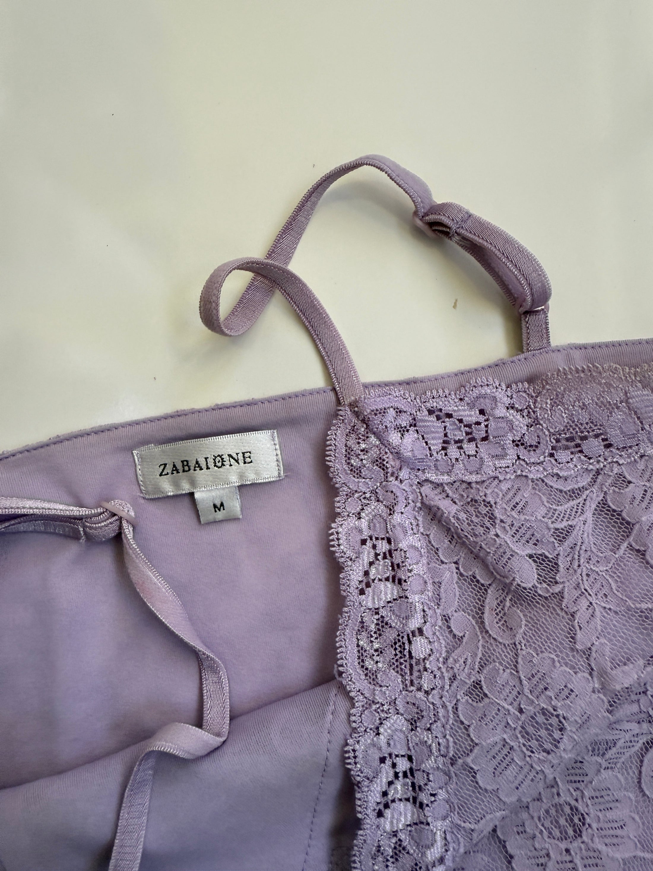 00's Lilac lace cami • Size M