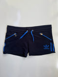 Load image into Gallery viewer, 00's Adidas cotton micro shorts w zippers • Size S

