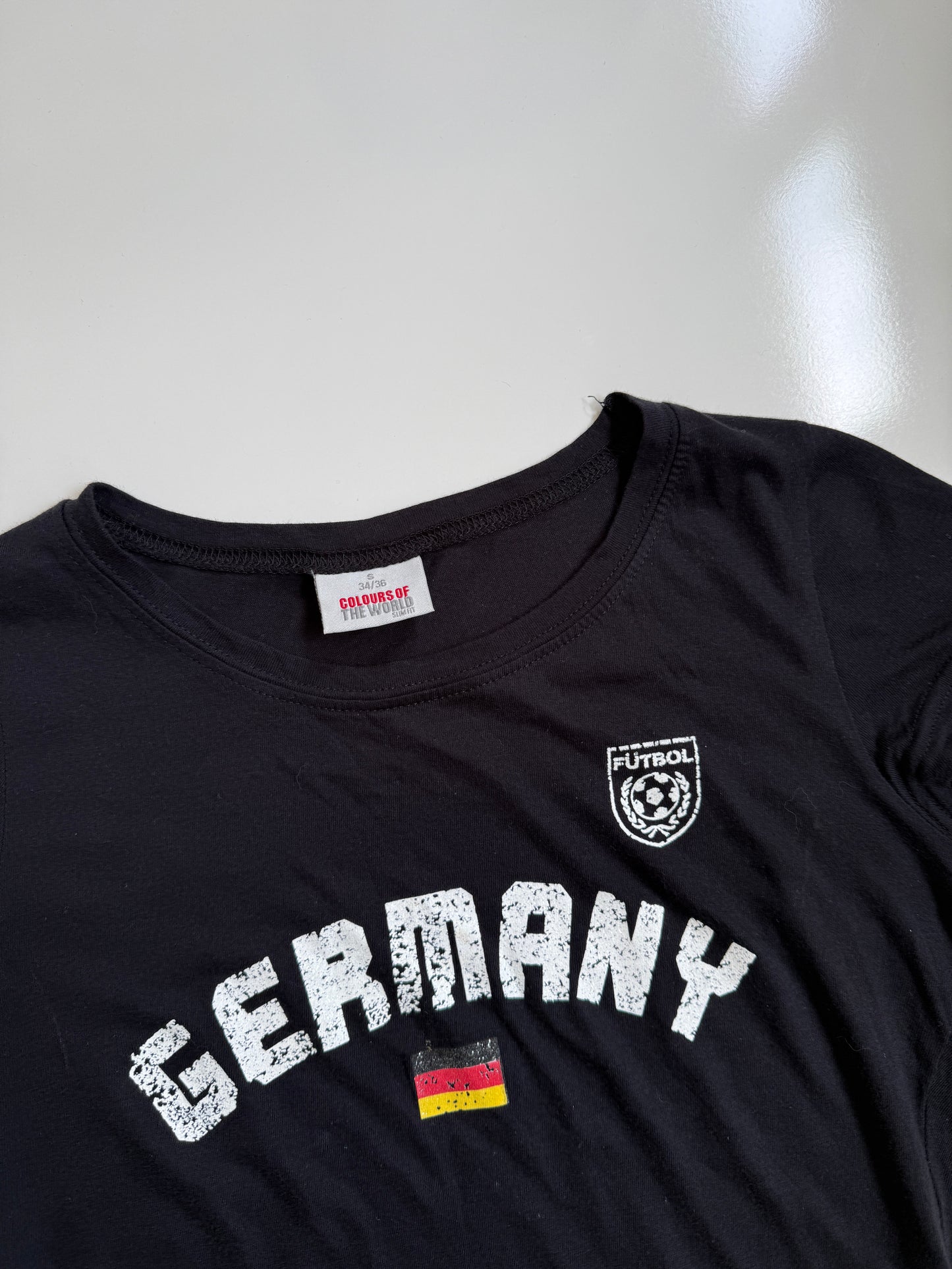 00's Germany football baby tee • Size S/M