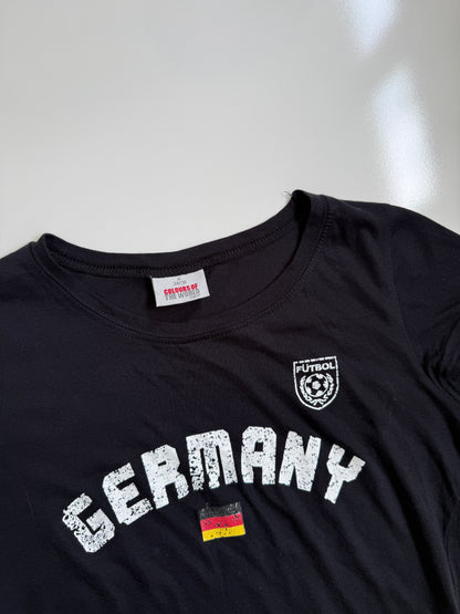 00's Germany football baby tee • Size S/M