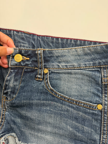 00's MNG denim micro shorts • Size 6