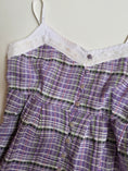 Load image into Gallery viewer, 00's Plaid button down cami  • Size 8
