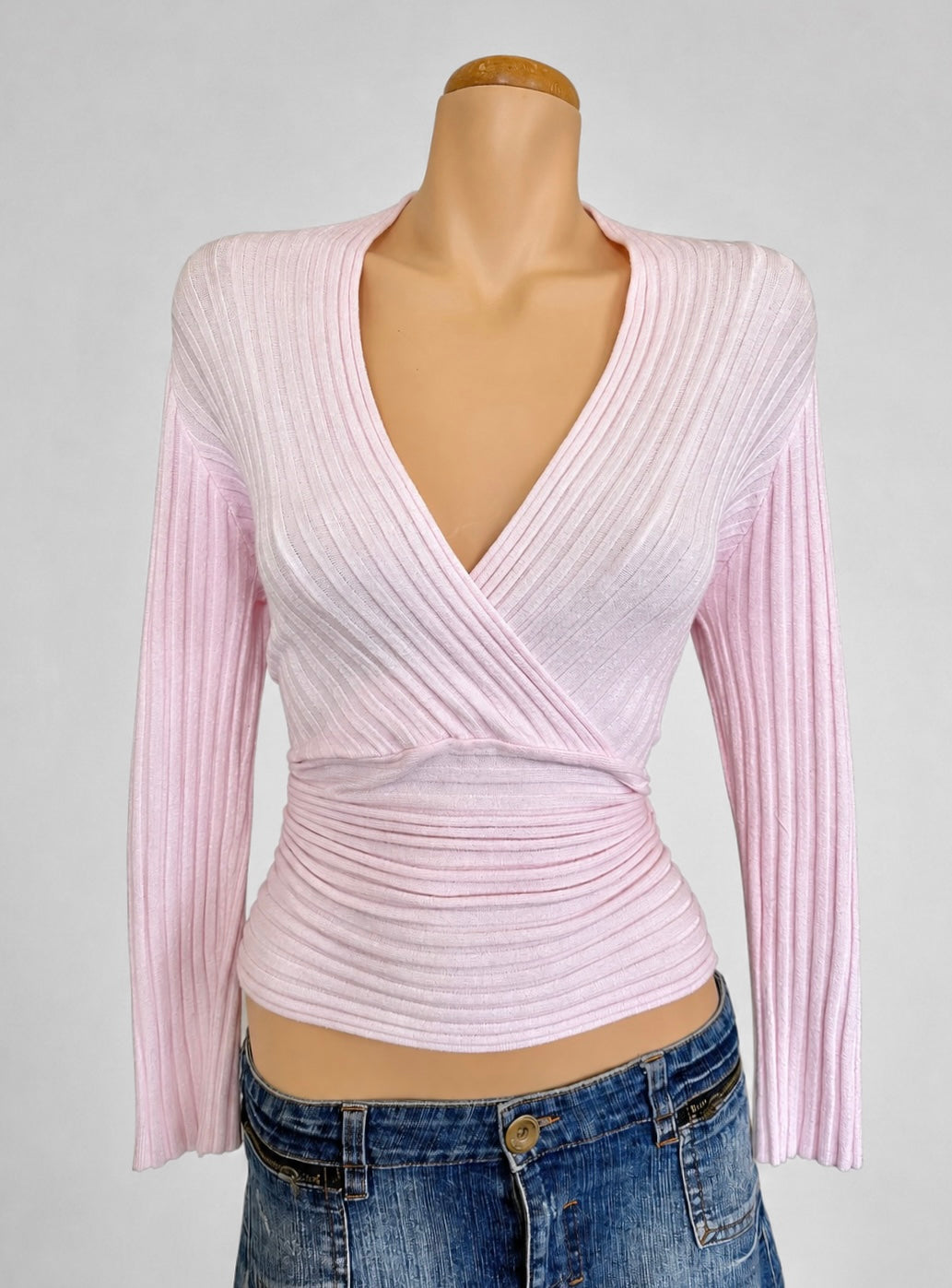 00's Rockmans ballet knit *baby pink • Size S/M