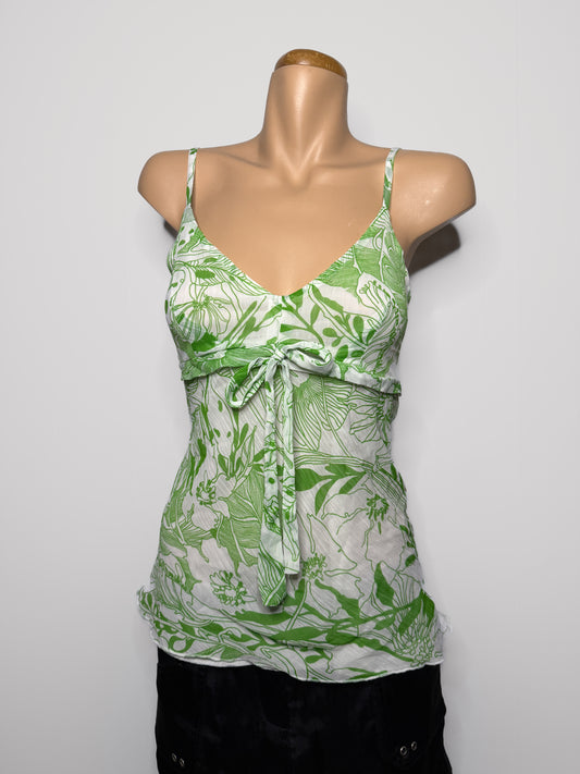 00's Tita sheer green cami • Size 10